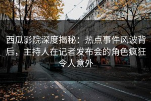 西瓜影院深度揭秘：热点事件风波背后，主持人在记者发布会的角色疯狂令人意外